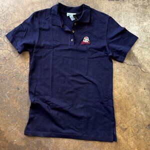 Vintage NBC SPORTS NBC EXPERIENCE Polo Shirt Womens SMALL Blue NEW Deadstock NWT